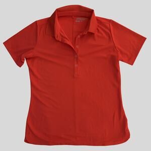Nike Golf Tour Performance Dri-Fit Women's Polo Shirt Coral Medium
